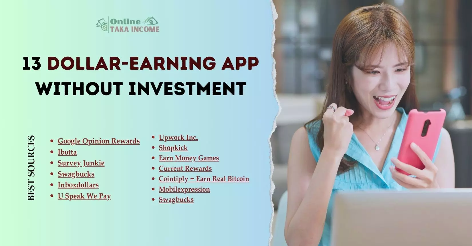 13 (Money) Dollar-Earning App Without Investment